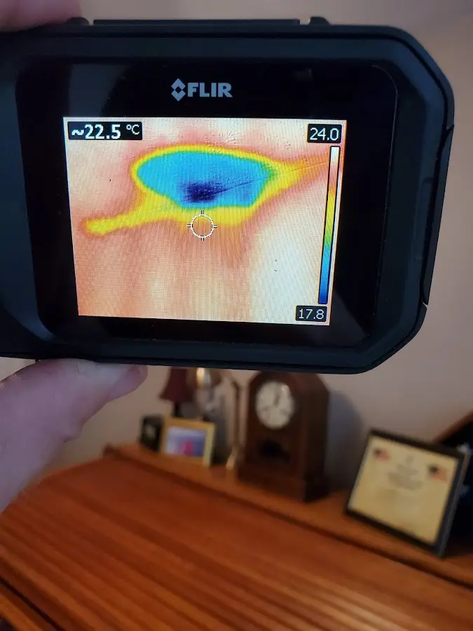 Thermal imaging inspection for water damage in St. Francis