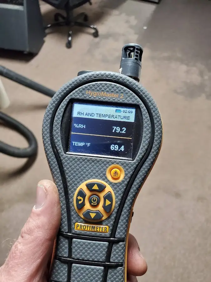 Moisture meter humidity assessment for Fire & Smoke Damage Restoration in St. Francis